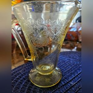 Vintage glass pitcher